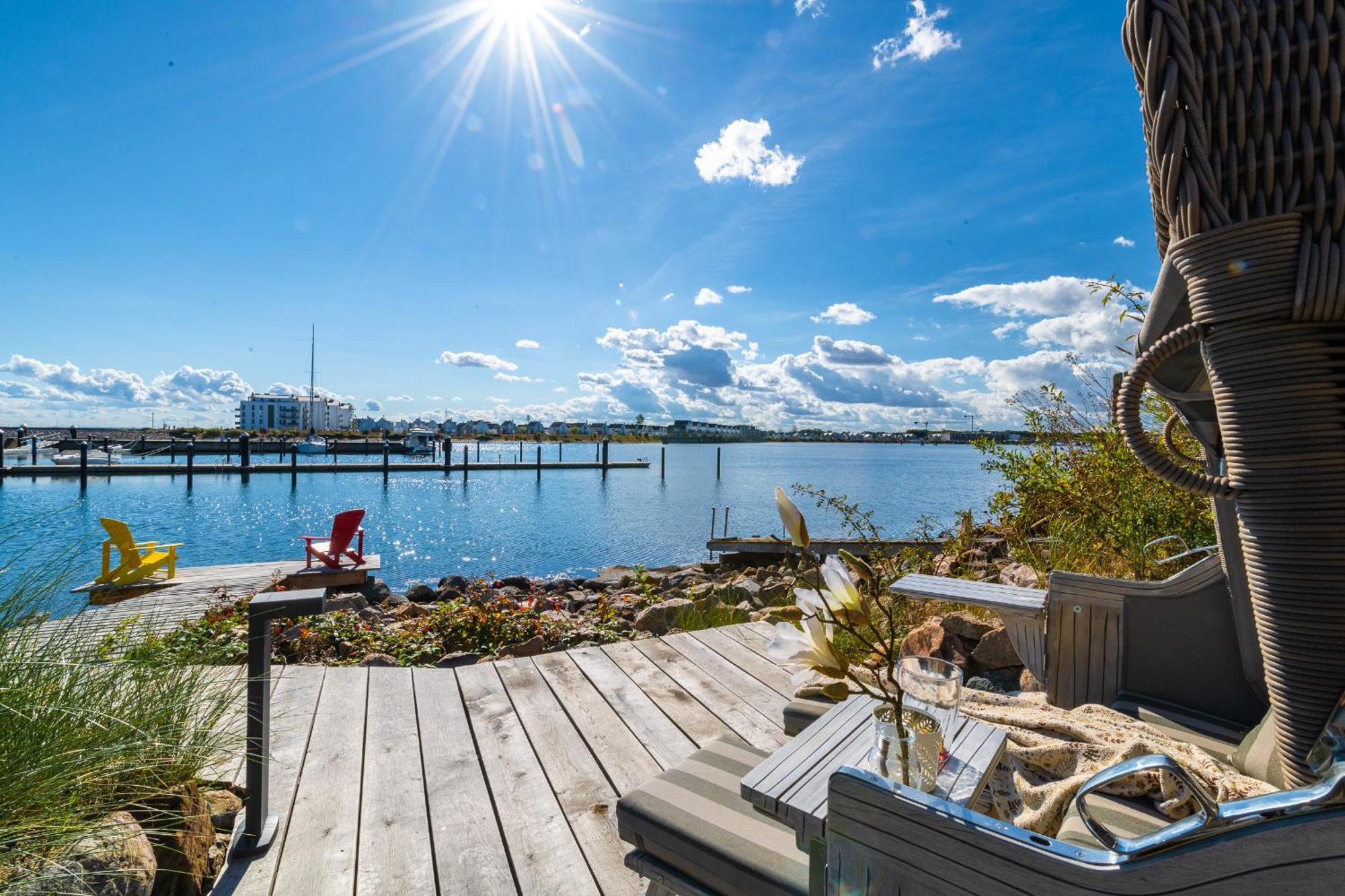 Hafenliebe- Sauna, Steg, Hafenblick, Kamin, Terrasse Olpenitz Exteriér fotografie
