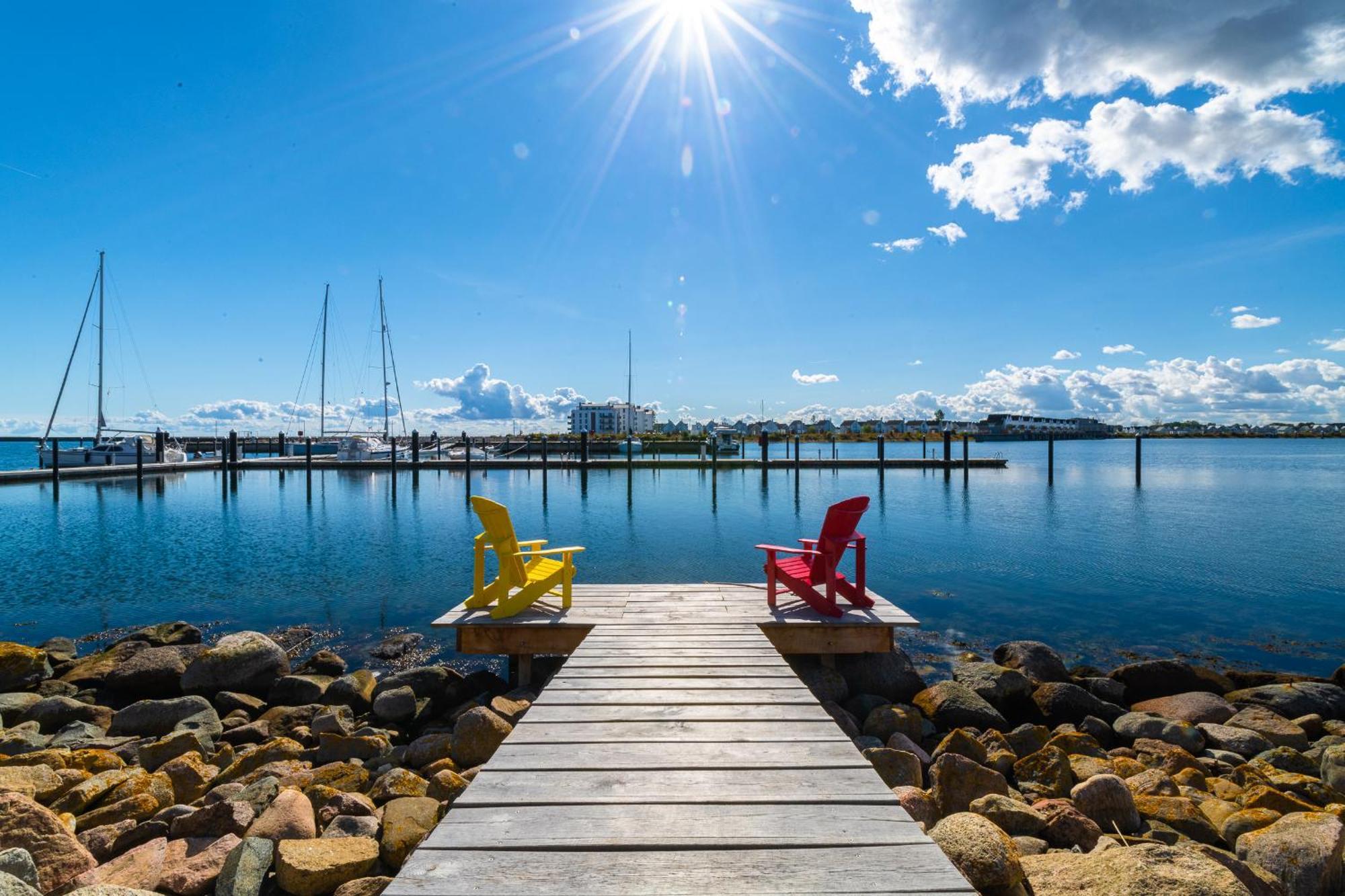 Hafenliebe- Sauna, Steg, Hafenblick, Kamin, Terrasse Olpenitz Exteriér fotografie